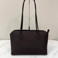 더 로우 테라스 백 레더 다크 브라운  W1292L97