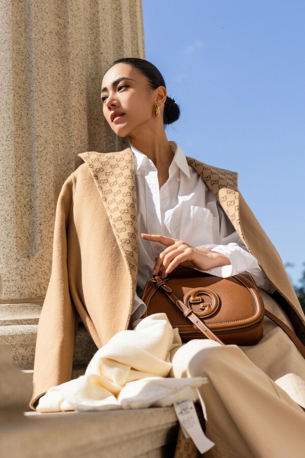 위핑,구찌 블론디 미니 토드 숄더백