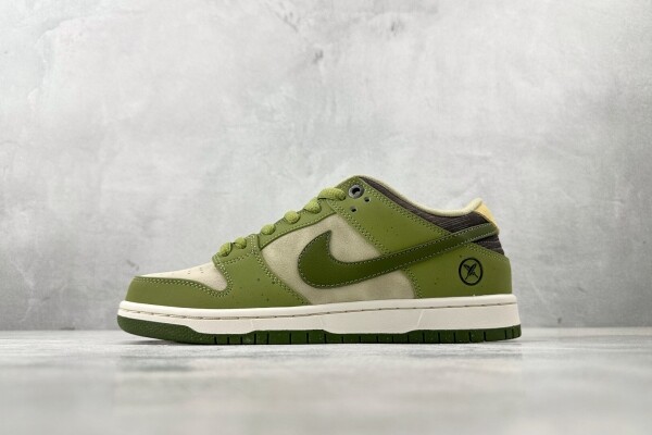 위핑,Yuto Horigome x Nike Dunk SB Low Asparagus HF8022-300