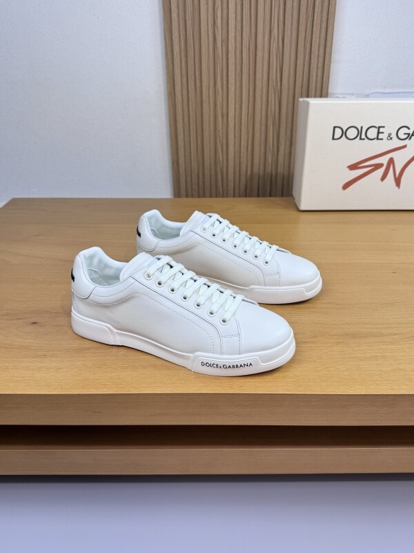 위핑,돌체앤가바나 PORTOFINO LIGHT SNEAKER IN CALFSKIN CS2332A106580999
