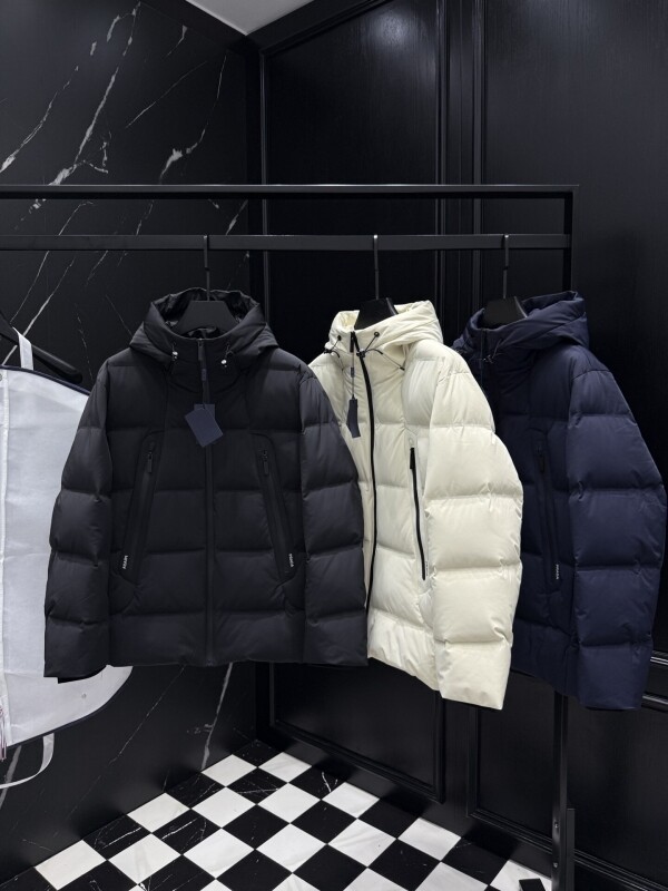 위핑,프라다 오리지널 1:1 맞춤 제작 고품질 최고급 95 화이트 구스다운 패딩