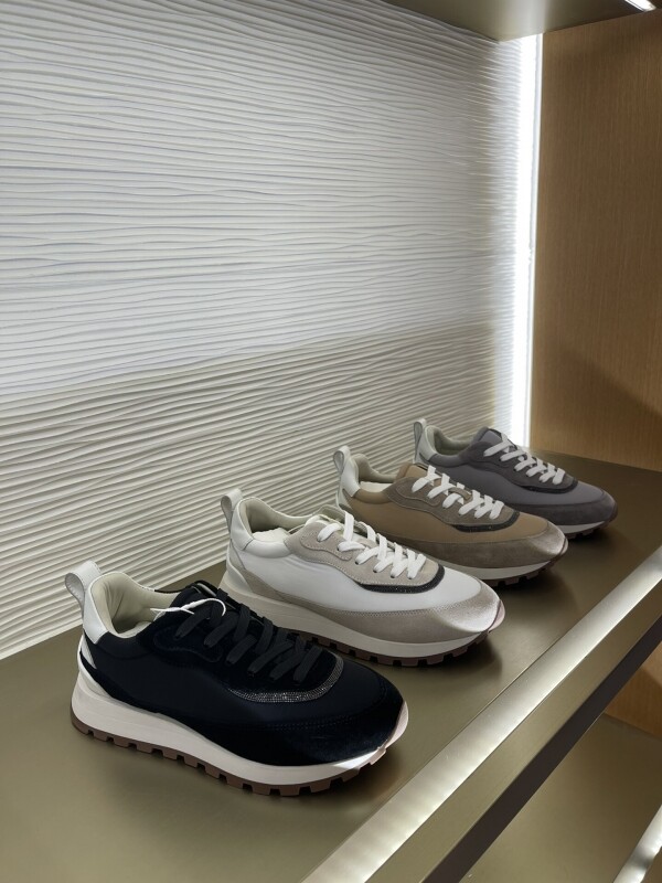 위핑,브루넬로 쿠치넬리 캐시미어 빈티지 여성 스니커즈