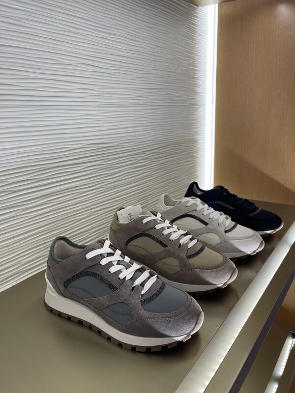 위핑,브루넬로 쿠치넬리 캐시미어 빈티지 여성 스니커즈